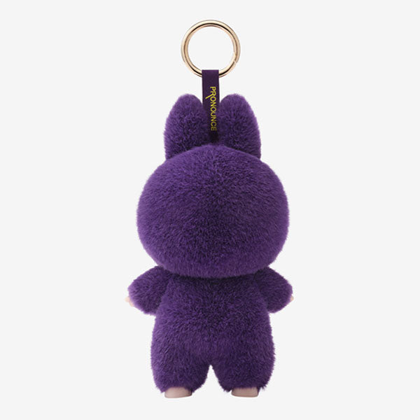 Pop Mart x THE MONSTERS: Labubu Wearing PRONOUNCE Fashion Label Wings Of Fortune Plush Doll Pendant (1pc)